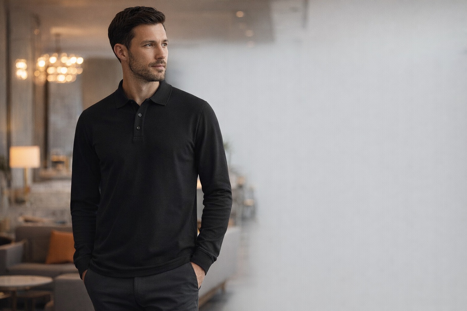 Evolution Polo LS personalizzabile
