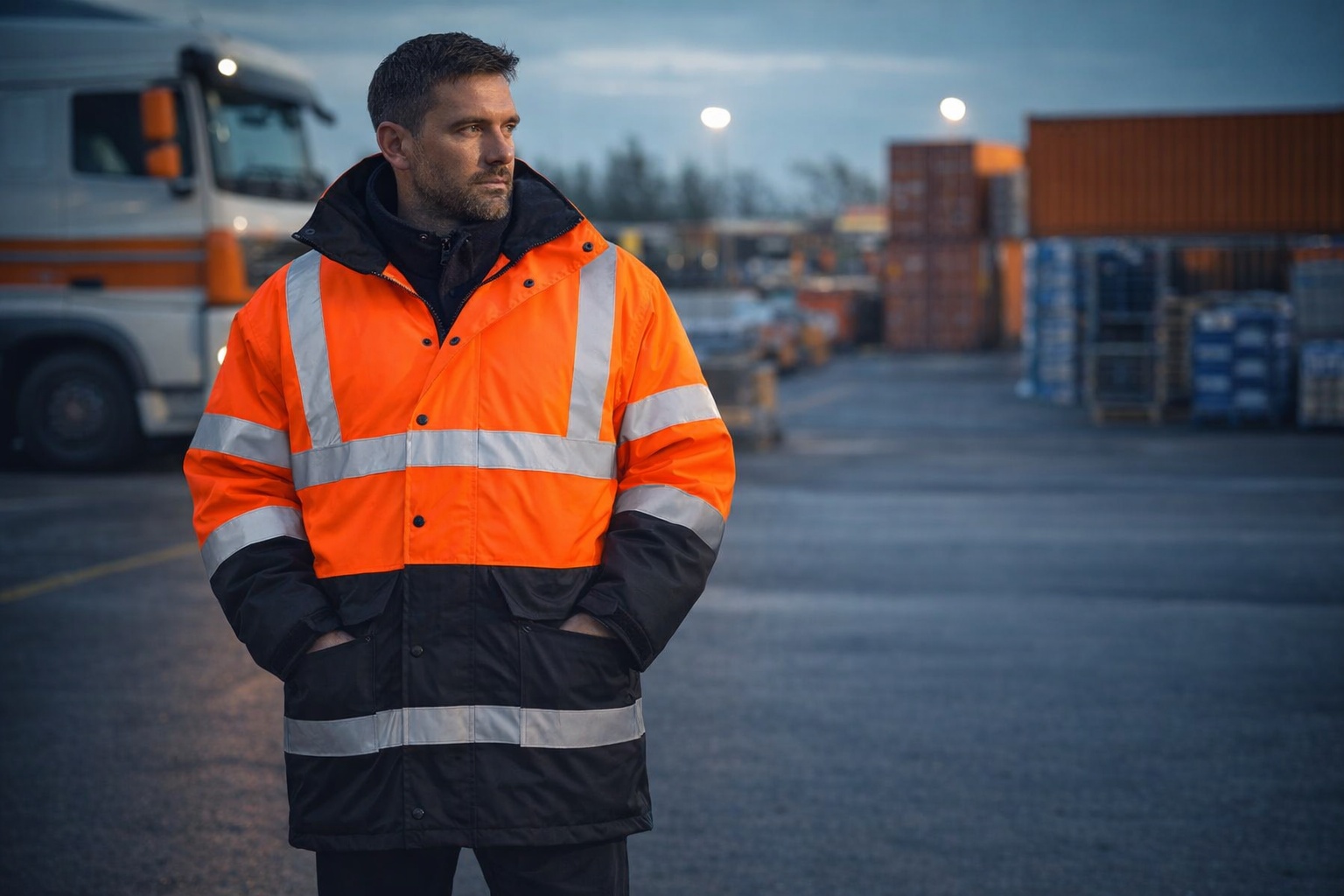Motorway 2-Tone Safety Coat personalizzabile