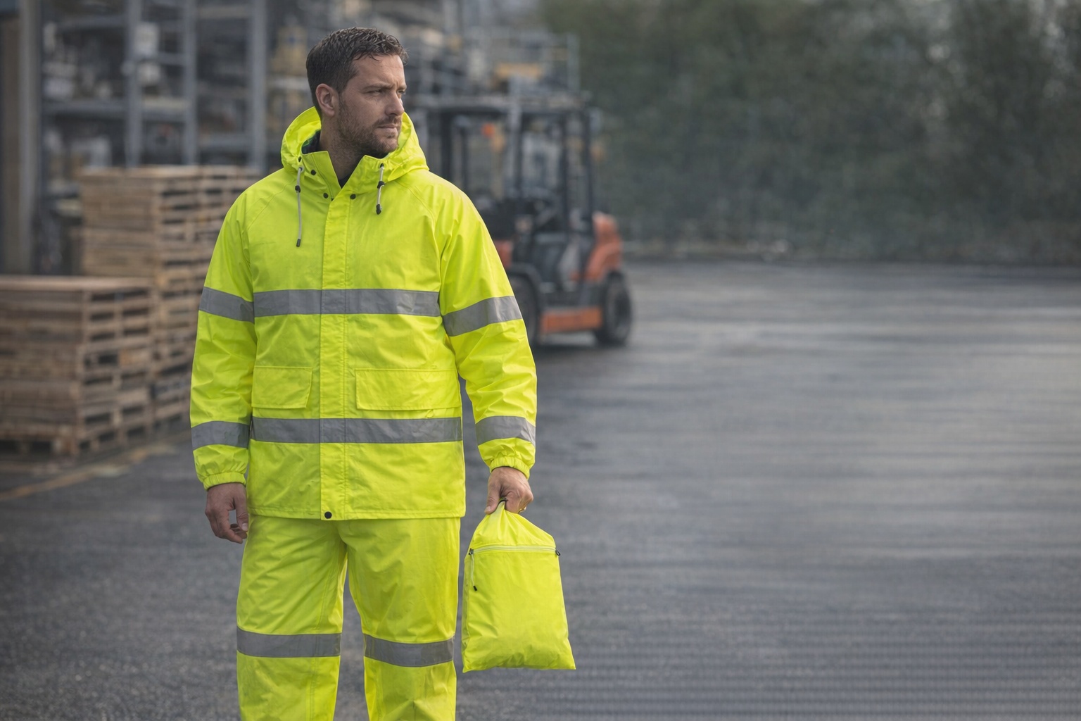 High Viz Waterproof Suit personalizzabile FMS TV