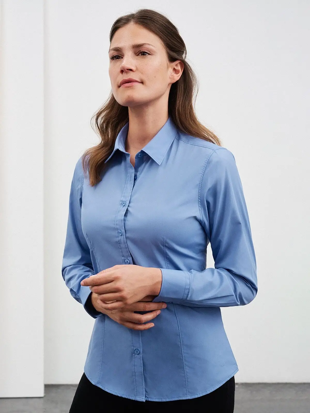 Ladies' Shirt Longsleeve Poplin - dettaglio 3