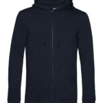 Felpa uomo cappuccio zip cotone organico personalizzata