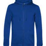 Felpa uomo cappuccio zip cotone organico personalizzata