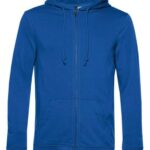 Felpa uomo cappuccio zip cotone organico personalizzata