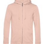 Felpa uomo cappuccio zip cotone organico personalizzata