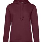 Felpa cappuccio donna cotone organico personalizzata