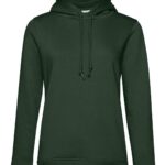 Felpa cappuccio donna cotone organico personalizzata