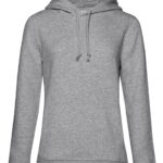 Felpa cappuccio donna cotone organico personalizzata