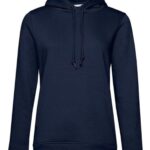 Felpa cappuccio donna cotone organico personalizzata