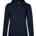 Felpa cappuccio donna cotone organico personalizzata