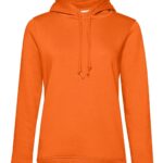 Felpa cappuccio donna cotone organico personalizzata