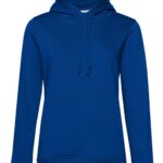 Felpa cappuccio donna cotone organico personalizzata