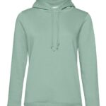 Felpa cappuccio donna cotone organico personalizzata