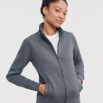 Felpa con zip, personalizzata, donna